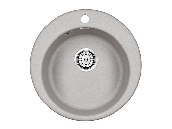 Кухонная мойка Paulmark GELEGEN 50 PM404800-GR 48х48 цвет серый